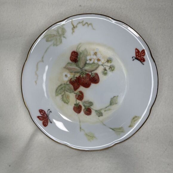 Coalport England Bone China Salad Plate, Smooth Edge 8 1/8 Inches - Picture 1 of 5